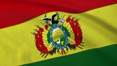 Bolivia Flag Loop Stock Footage 241239188