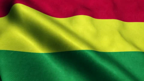 Bolivia Flag - Seamless loopable Video stock 210586914