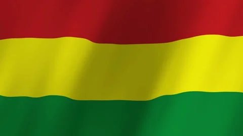 Bolivia flag waving animation Video stock 220072876
