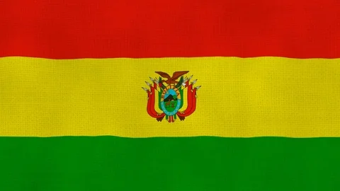 Bolivia flag waving Stock Footage 102590222