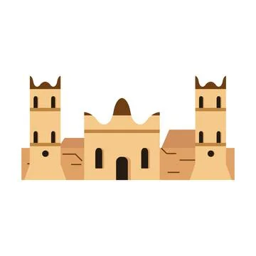 Bolivia landmark construction Ilustración de archivo