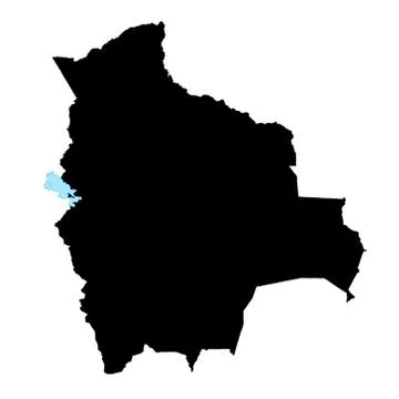 Bolivia map - filled hand-drawn map Stock Illustration