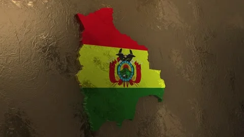 Bolivia map Stock Footage 277866407