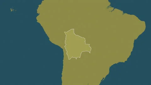 Bolivia map - glide. Border. Pattern. Stock Footage 147550447