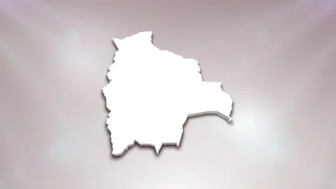 Bolivia Map Intro Stock Footage 241980969