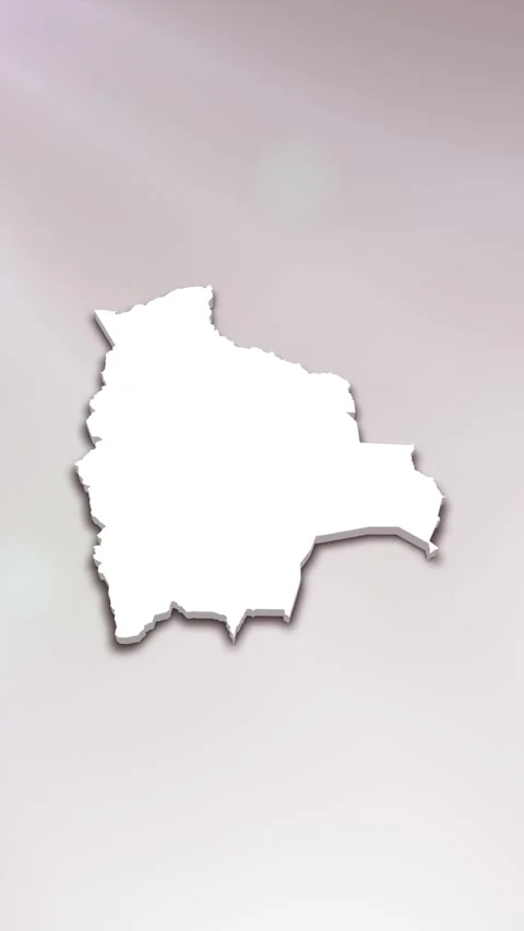 Bolivia Map Intro Stock Footage 261659394
