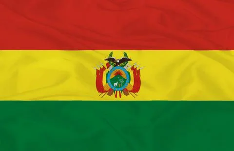 Bolivia National Flag Stock Illustration