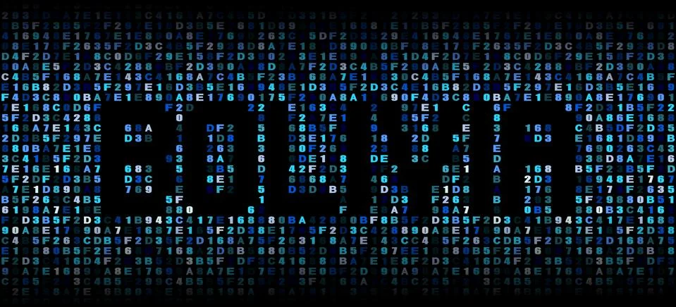 Bolivia text on hex code illustration Stock Illustration