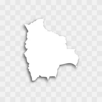 Bolivia vector map silhouette Stock Illustration