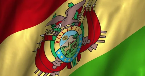 Bolivia Waving Flag-4K Stock Footage 47892085