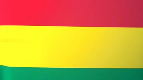 Bolivia Waving Flag Stock Footage 10761585