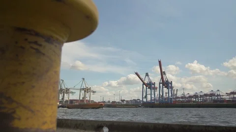 Bollard Harbor Stock Footage 82383801