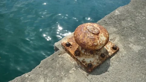 Bollard port Stock Footage 197402641