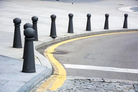Bollards 2 Foto stock