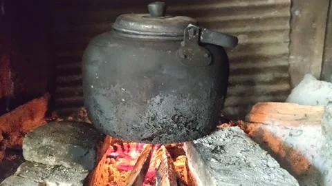 Bolling water Video stock 208303019