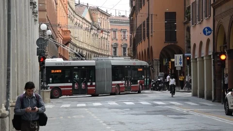 Bologna Center Stock Footage 90011482