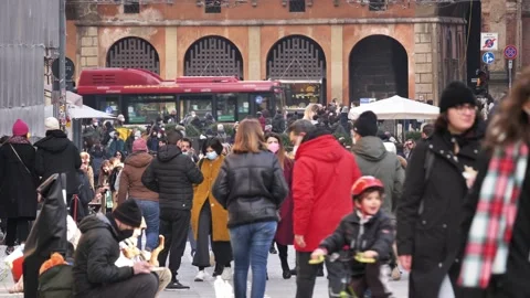 BOLOGNA CITY CENTRE Stock Footage 167498399