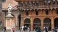 Bologna Street, Italian Historic City, European Old Street, Italy HD Footage