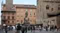 Bologna Street, Italian Historic City, European Old Street, Italy HD Footage
