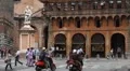 Bologna Street, Italian Historic City, European Old Street, Italy HD Footage