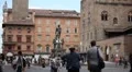 Bologna Street, Italian Historic City, European Old Street, Italy HD Footage