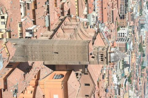 Bologna, view from tower Stock Photos