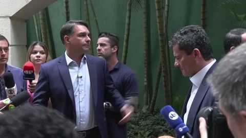 Bolsonaro says he will open 500,000 prison seats after meeting with Bukele's min Stock Footage 344057156