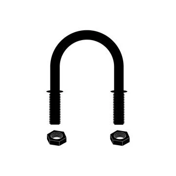 Bolt and nut icon Stock Illustration