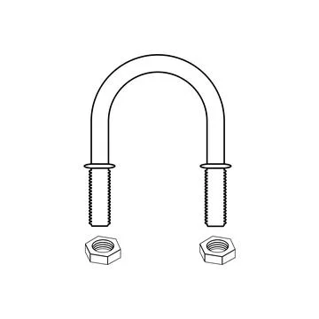 Bolt and nut icon Stock Illustration