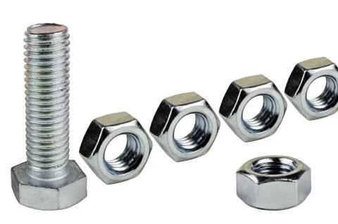 Bolt and nut Stock Photos