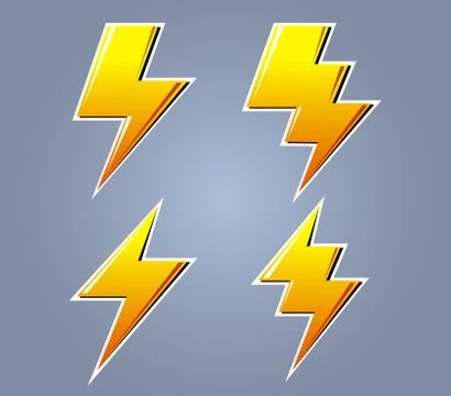 Bolt Collection Set Stock Illustration