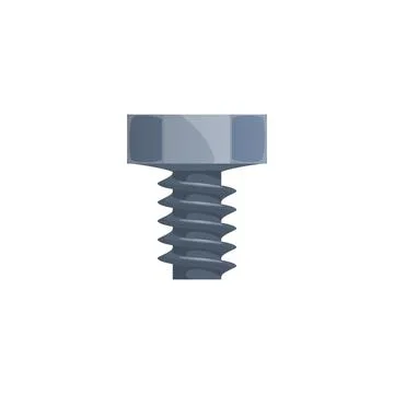 Bolt, construction and carpentry fastener hardware Stock Illustration