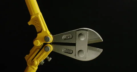Bolt Cutter, Yellow Stock Footage 170201705