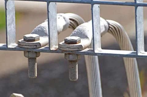 Bolt with eyelet Stock Photos