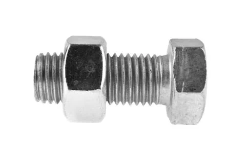 Bolt isolated on white background Stock Photos