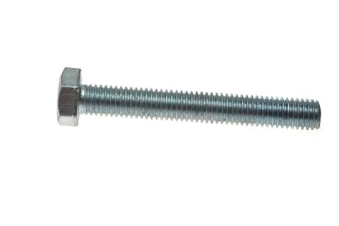 Bolt isolated on white, close up Stock Photos