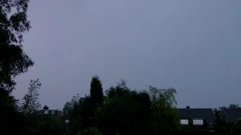 Bolt of lightning launching across the sky Stock Footage 132837511