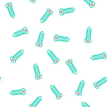 Bolt metal assembly vector seamless pattern Ilustración de archivo