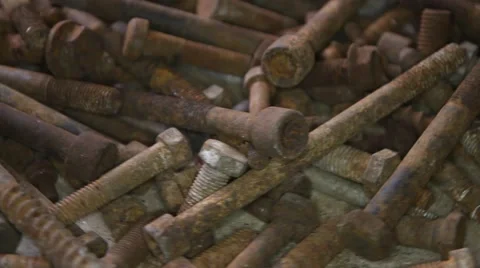 Bolt rust Stock Footage 58641575