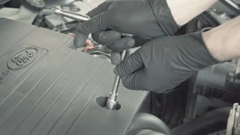 The bolt unscrews Stock Footage 138632952