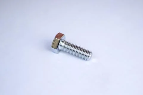 Bolt on a white background Foto stock