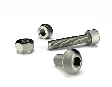 Bolts and nuts Иллюстрация
