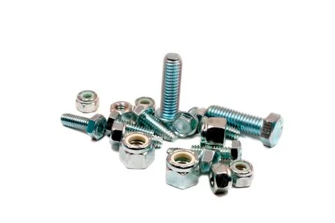Bolts and nuts Stock Photos