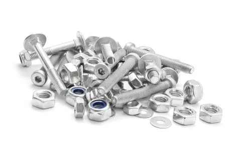 Bolts and nuts Stock Photos