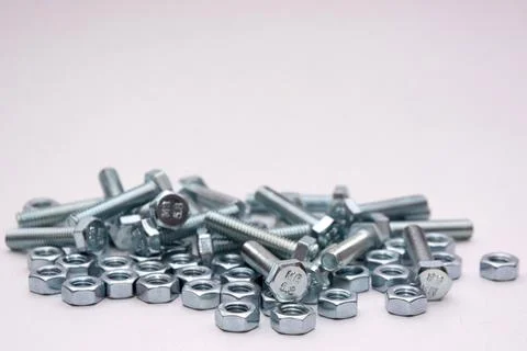 Bolts and nuts Stock Photos