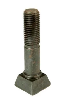 Bolts (with clipping path) Stock Photos