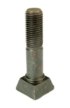 Bolts (with clipping path) Stock Photos