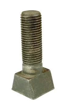 Bolts (with clipping path) Stock Photos