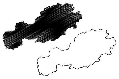 Bolu map vector.... Stock Illustration