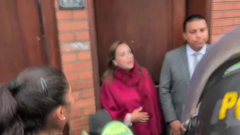 Boluarte reaffirms she will not seek asylum and denies any wrongdoing, Lima, PE  Stock Footage 318758671